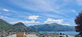 Lugano LakeView Apartment with Self Check-in & Private Parking on Request